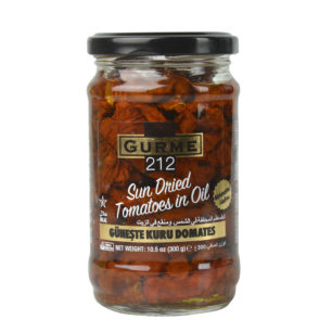 Gurme212 Sun Dried Tomatoes in Oil 320cc Jar