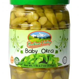 Balkan Valley Baby Okra 580 cc Jar